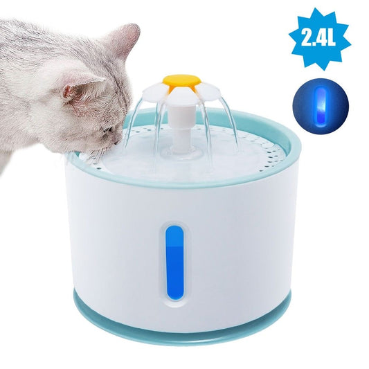 Kimpets 2.4L Pet Cat Drinking Water Fountain