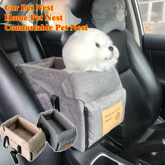 Dog car central seat